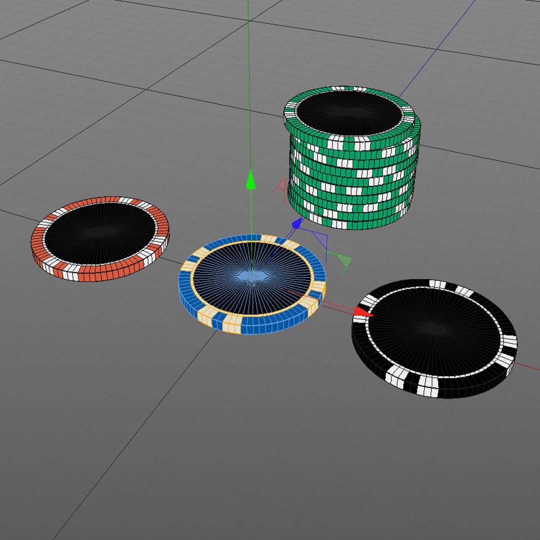 SciFi Poker Table 3D Model – Low Poly Game Asset, FBX & OBJ - View 15