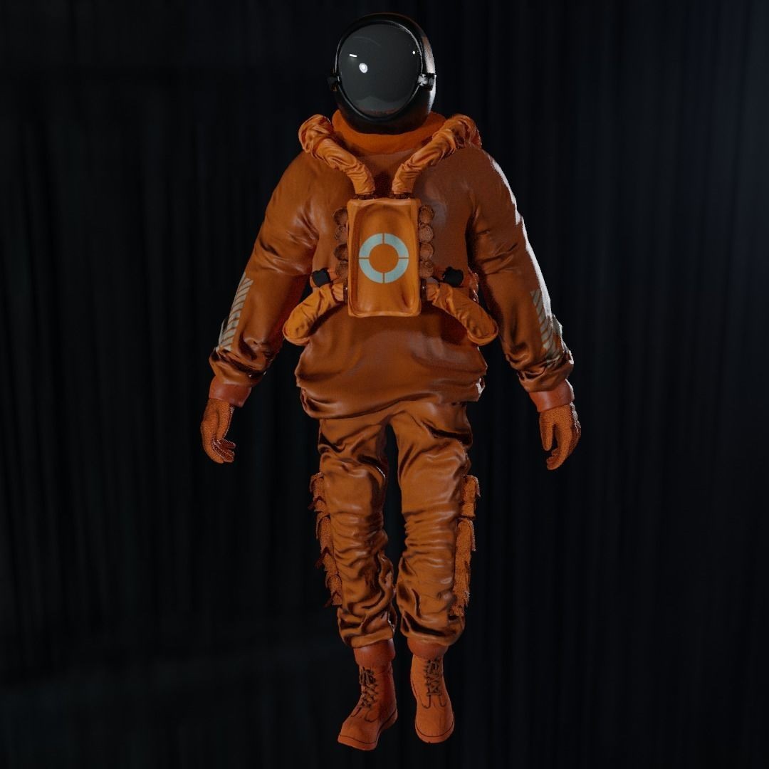 AstroCyber Emissary - Low-Poly Game-Ready 3D Model - View 28