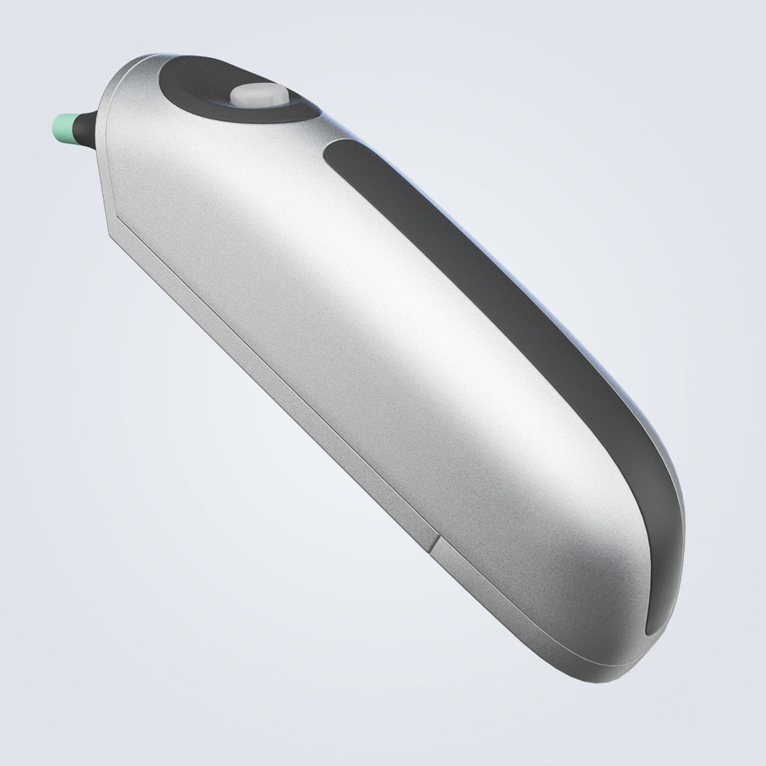 Ear Thermometer 3D Model – High Poly Detailed Medical Asset, FBX, OBJ - View 11