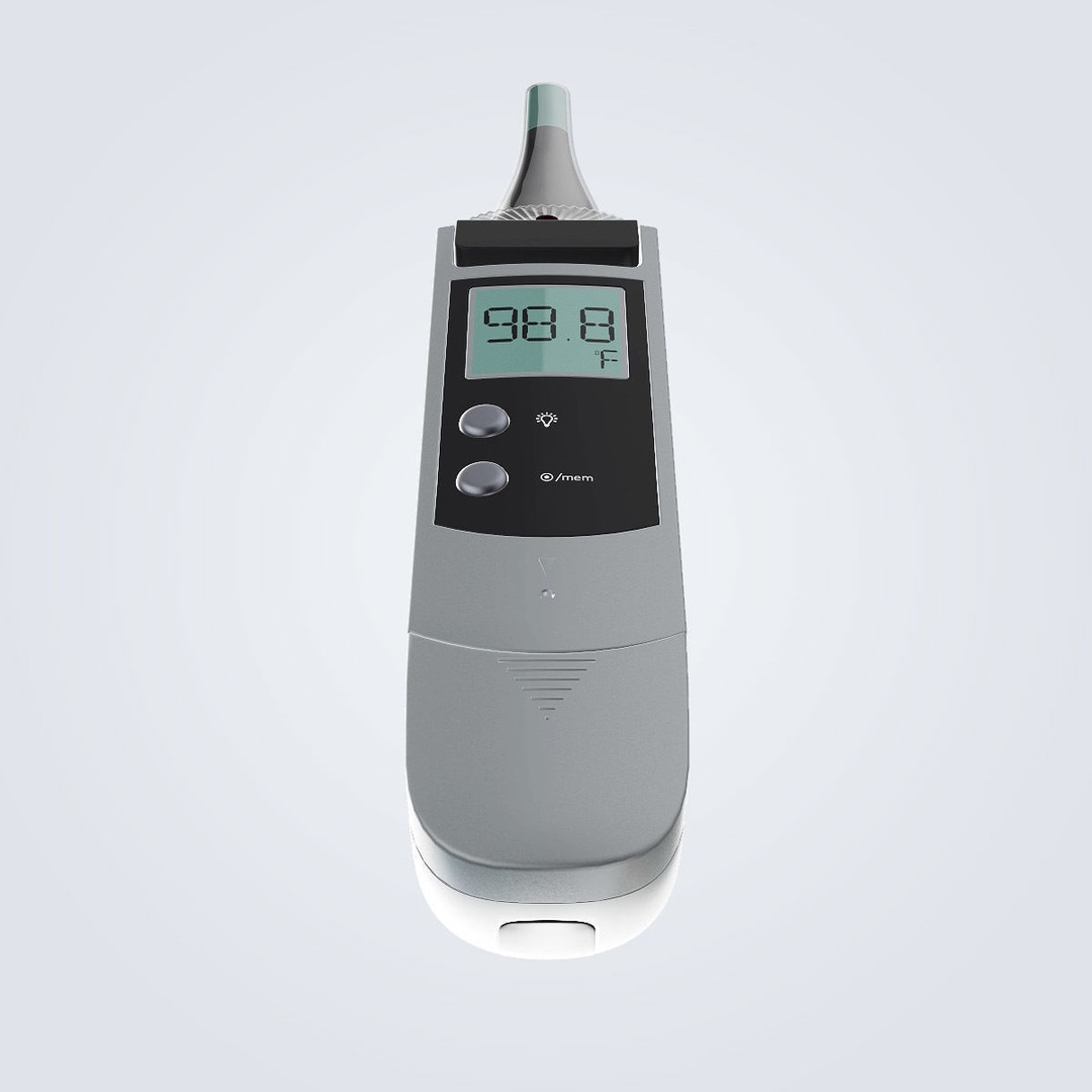 Ear Thermometer 3D Model – High Poly Detailed Medical Asset, FBX, OBJ - View 19