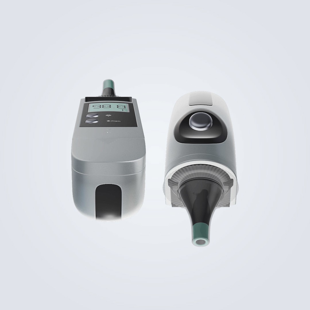 Ear Thermometer 3D Model – High Poly Detailed Medical Asset, FBX, OBJ - View 21