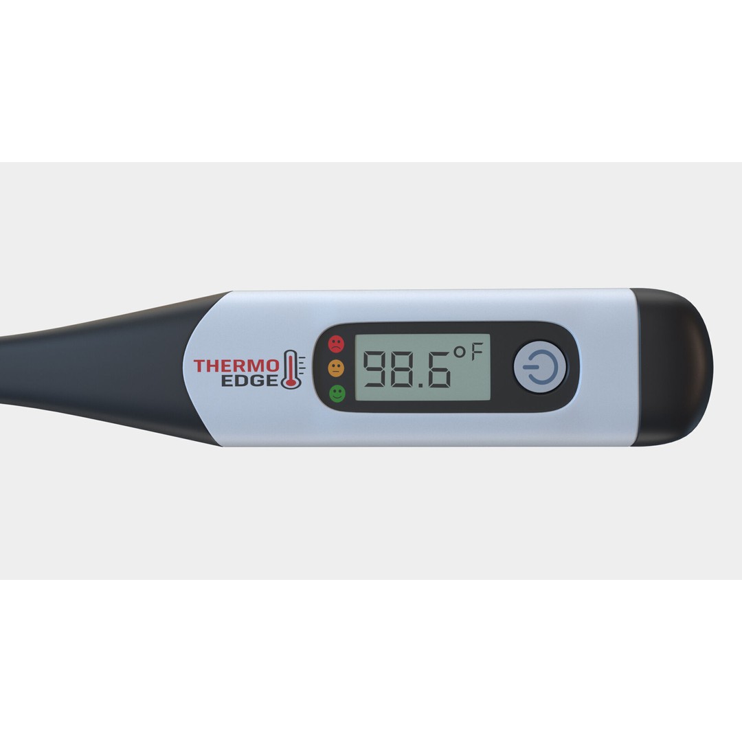 Digital Thermometer 3D Model – PBR High-Quality Medical Asset, FBX - View 4