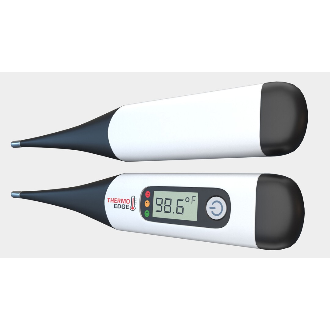 Digital Thermometer 3D Model – PBR High-Quality Medical Asset, FBX - View 5