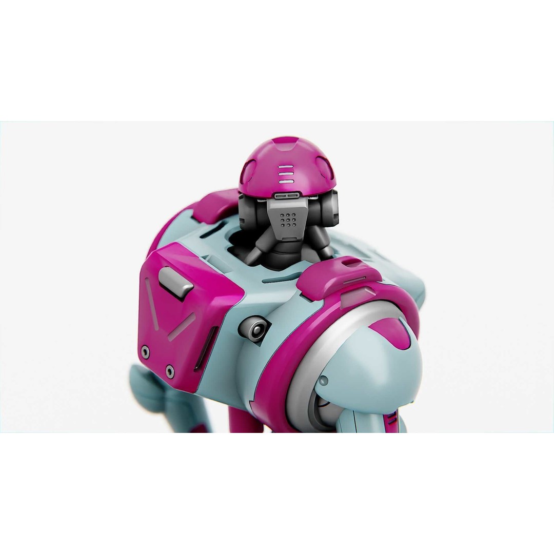 Android Mecha C 3D Model – Rigged Sci-Fi Character for Unity & Unreal - View 15