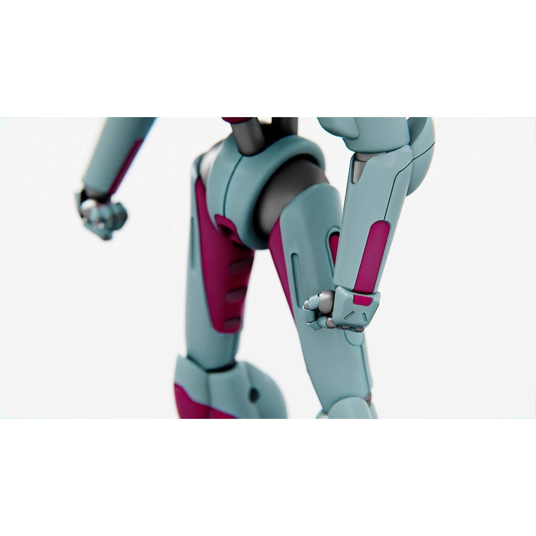 Android Mecha C 3D Model – Rigged Sci-Fi Character for Unity & Unreal - View 18