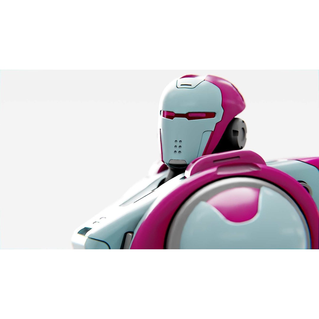 Android Mecha C 3D Model – Rigged Sci-Fi Character for Unity & Unreal - View 20