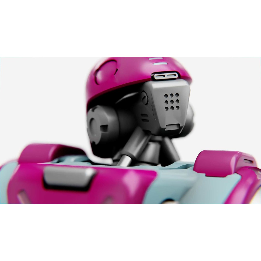 Android Mecha C 3D Model – Rigged Sci-Fi Character for Unity & Unreal - View 21