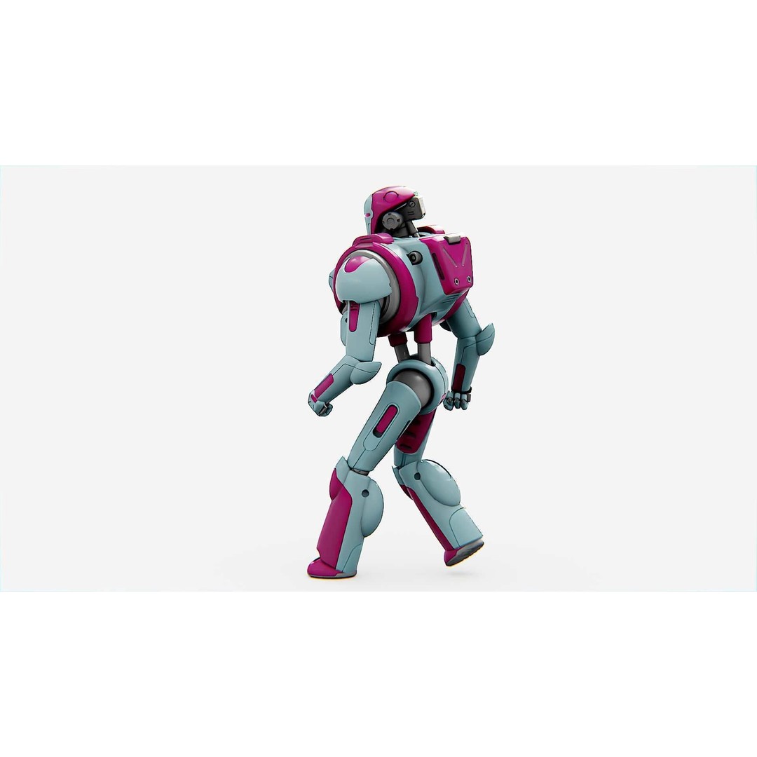 Android Mecha C 3D Model – Rigged Sci-Fi Character for Unity & Unreal - View 26
