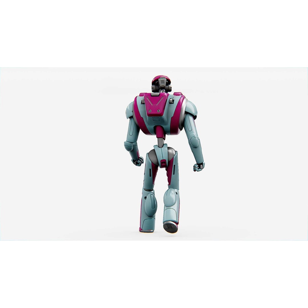 Android Mecha C 3D Model – Rigged Sci-Fi Character for Unity & Unreal - View 27