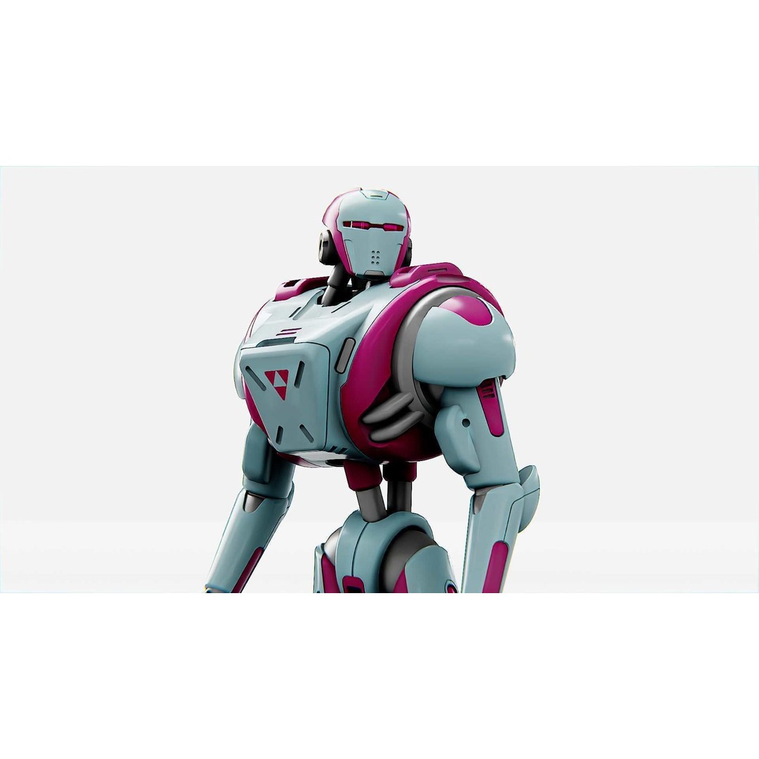 Android Mecha C 3D Model – Rigged Sci-Fi Character for Unity & Unreal - View 3