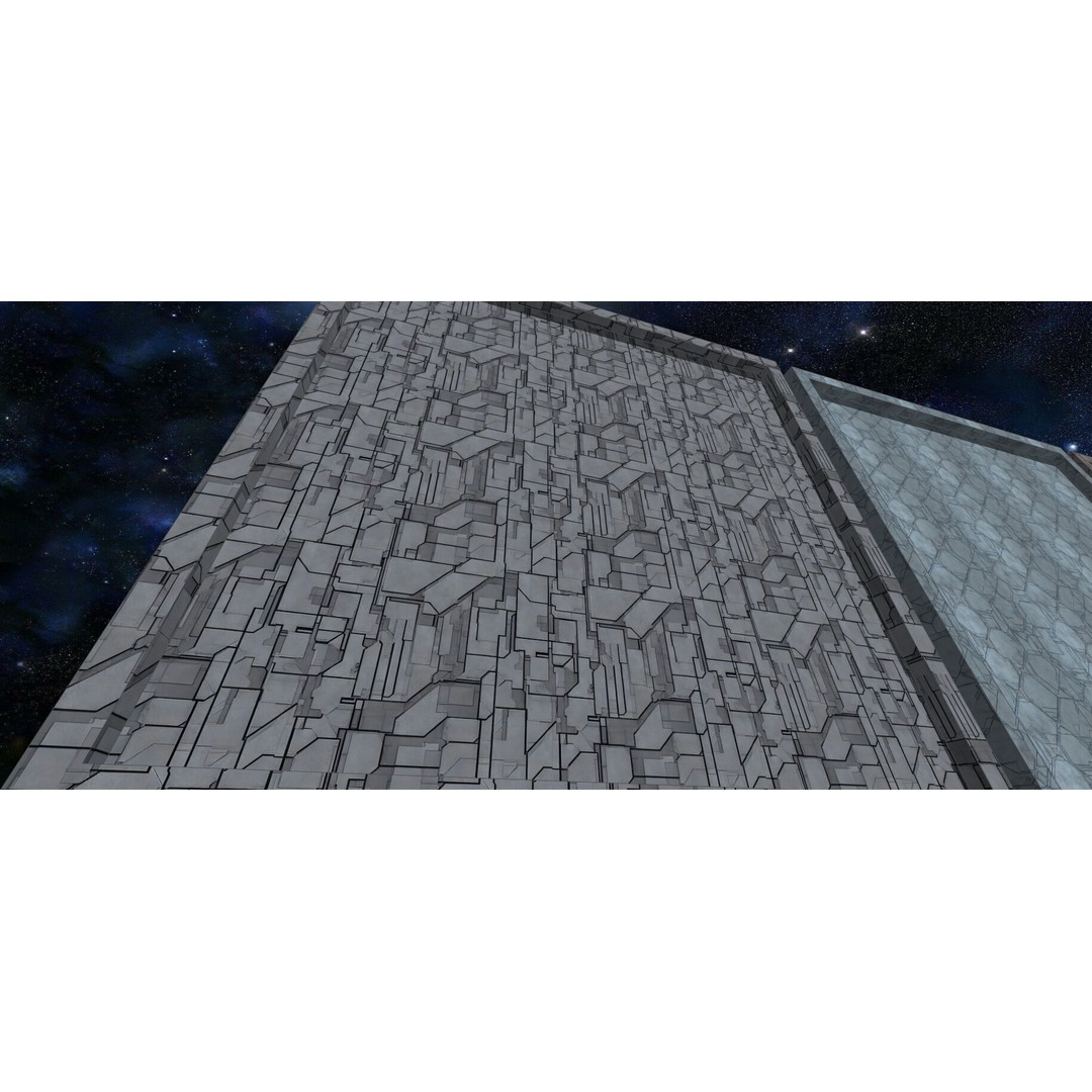 Seamless Sci-fi Panel Textures 3D Model – 20 Unique Designs, JPG - View 5