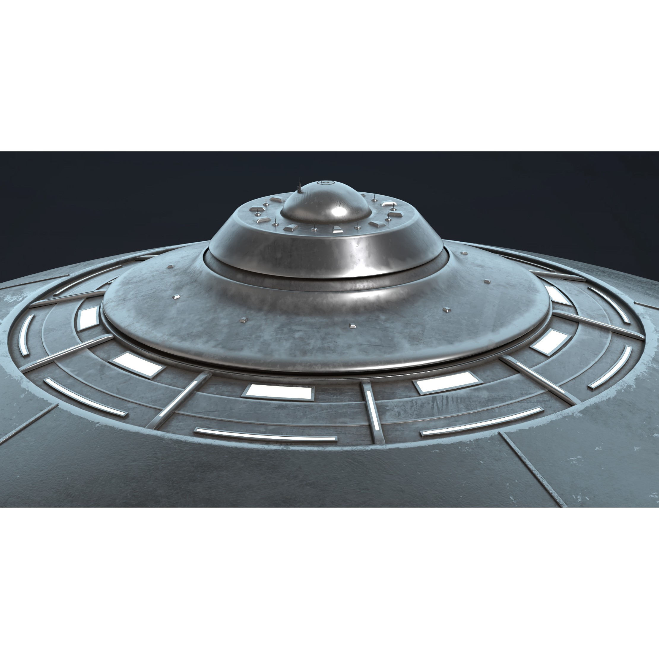 UFO - Game-Ready 3D Model - View 5