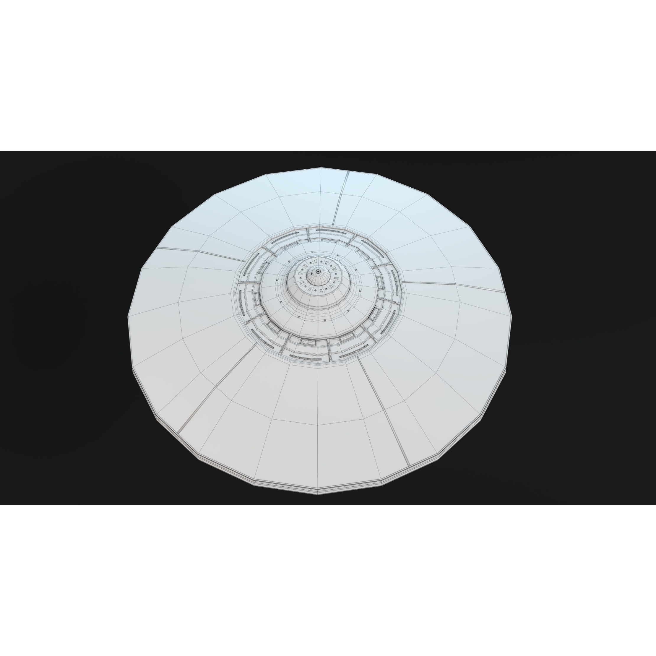 UFO - Game-Ready 3D Model - View 8