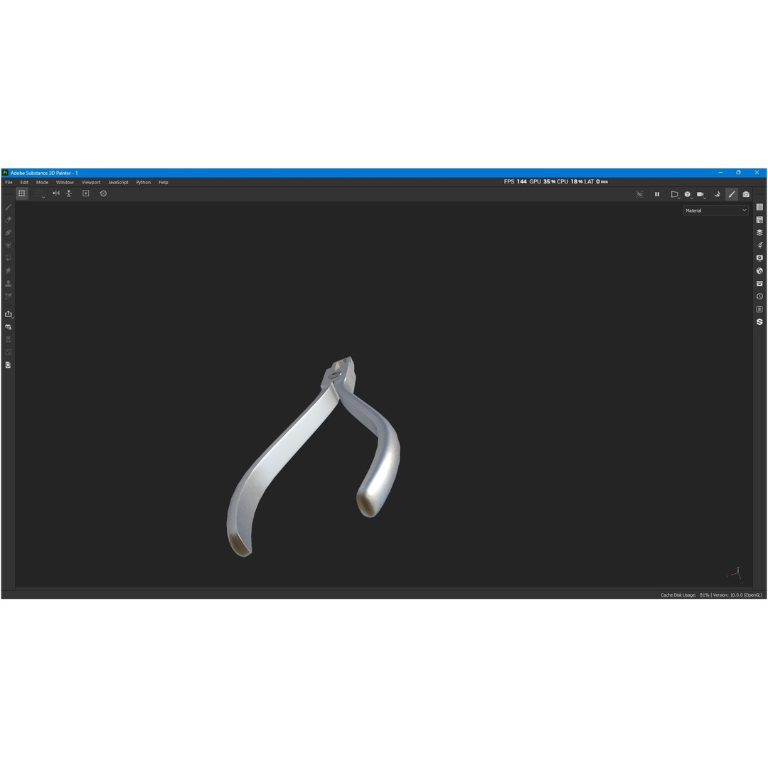 Bracket Removing Plier Tool 3D Model – Low Poly PBR Asset, FBX, OBJ - View 15