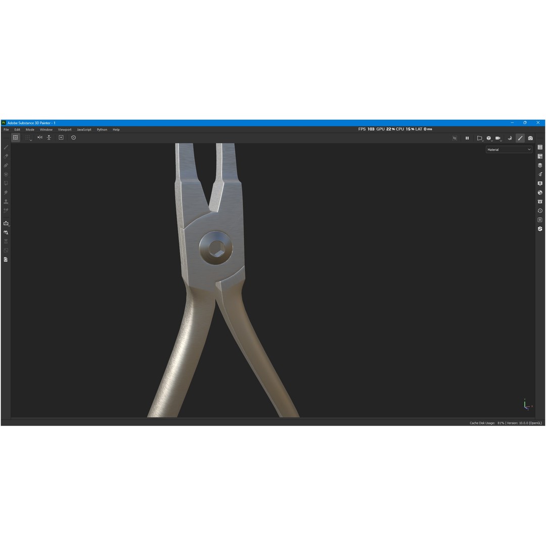 Bracket Removing Plier Tool 3D Model – Low Poly PBR Asset, FBX, OBJ - View 26