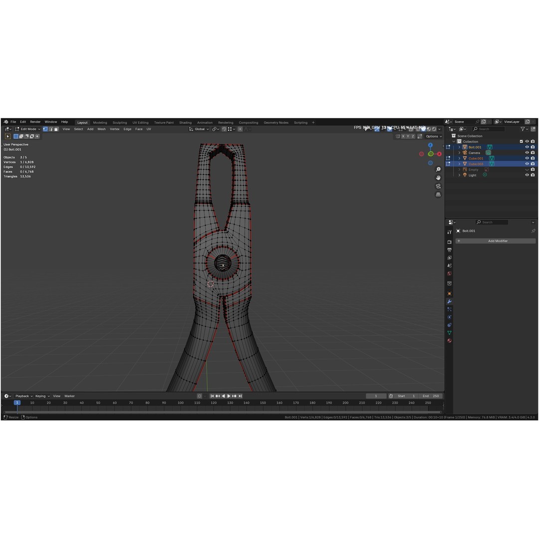 Bracket Removing Plier Tool 3D Model – Low Poly PBR Asset, FBX, OBJ - View 41