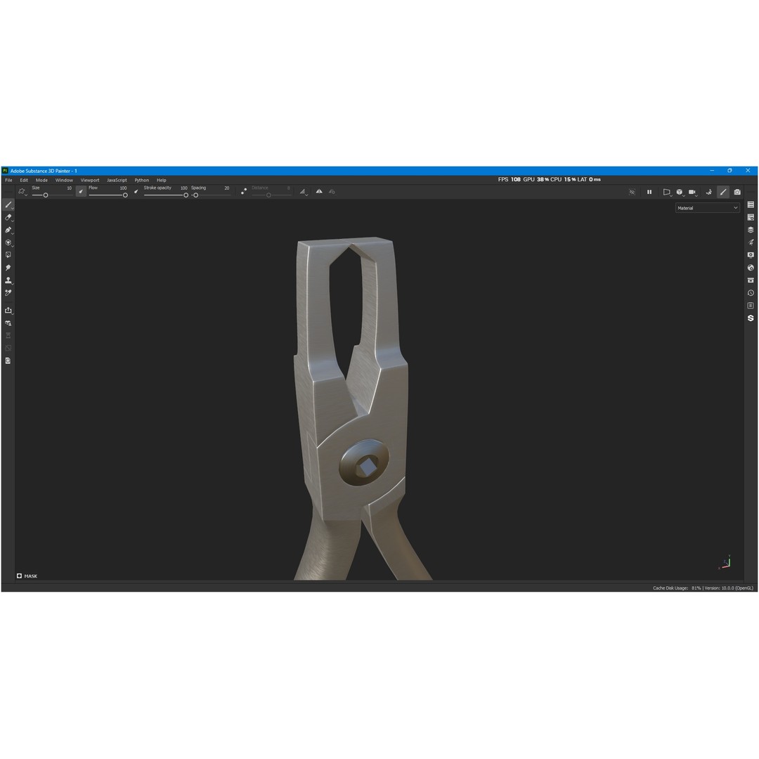 Bracket Removing Plier Tool 3D Model – Low Poly PBR Asset, FBX, OBJ - View 5