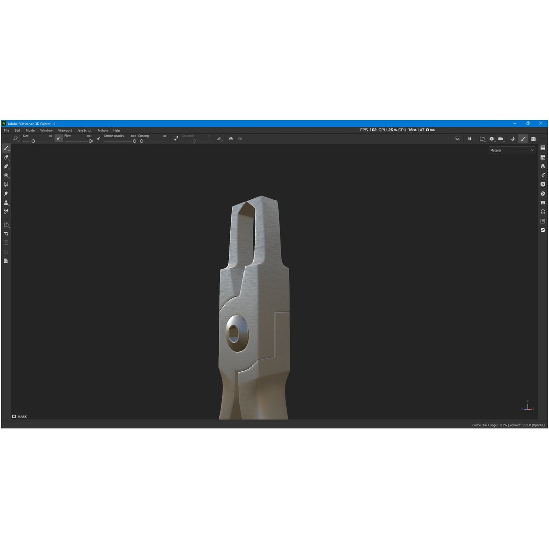 Bracket Removing Plier Tool 3D Model – Low Poly PBR Asset, FBX, OBJ - View 8