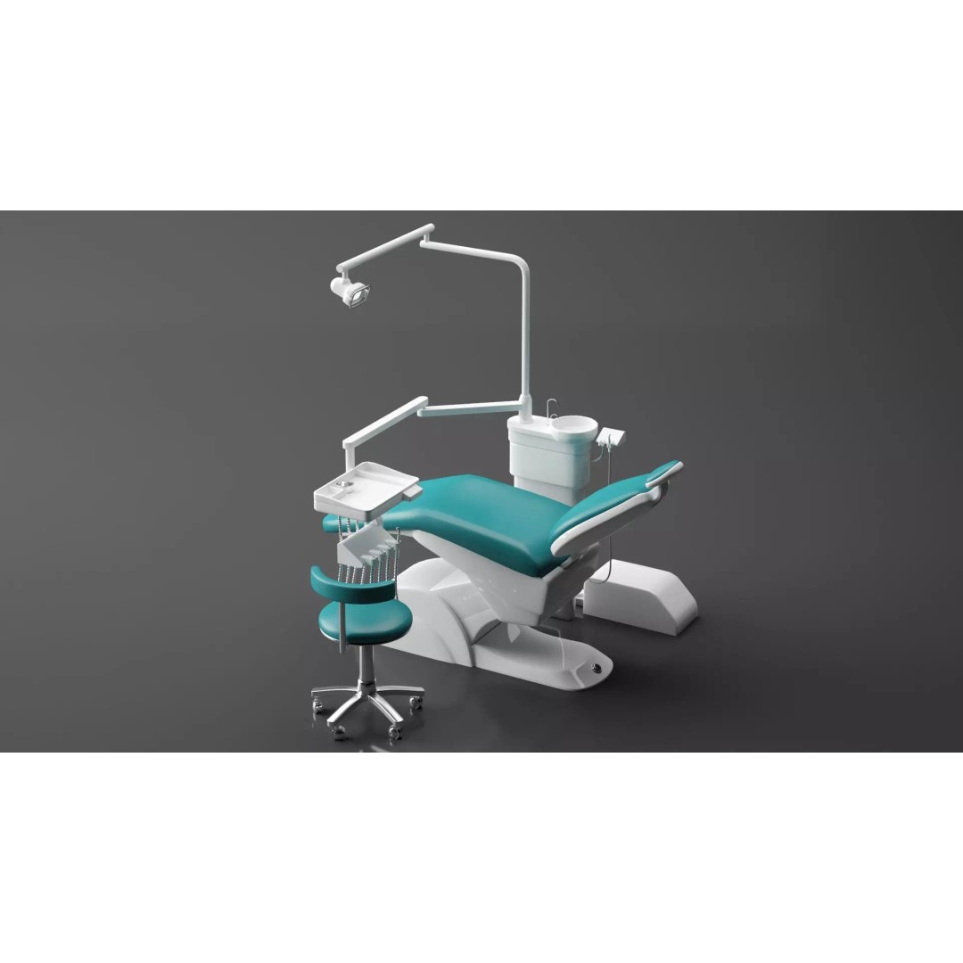Dental Chair 3D Model – Realistic Interior Asset, Corona Renderer - View 2