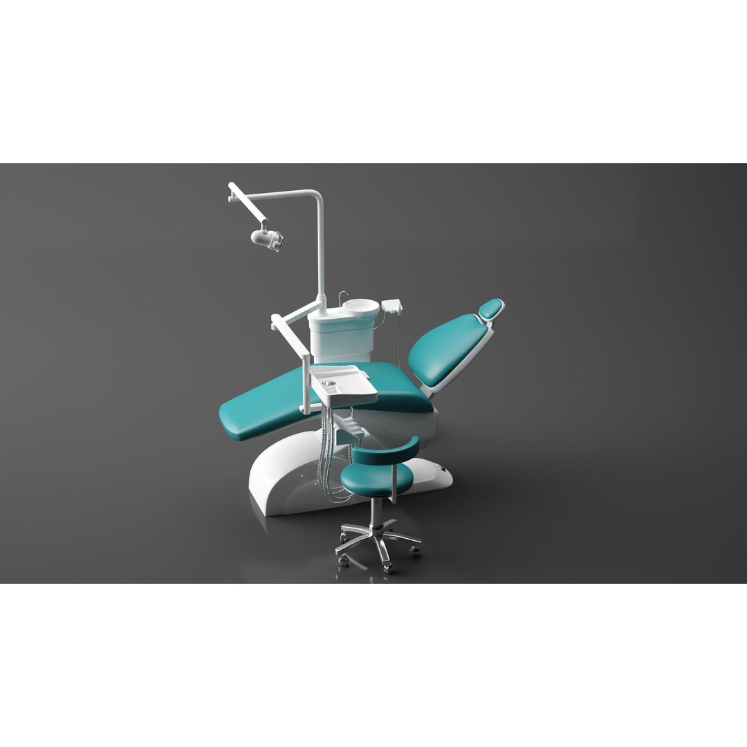Dental Chair 3D Model – Realistic Interior Asset, Corona Renderer - View 5