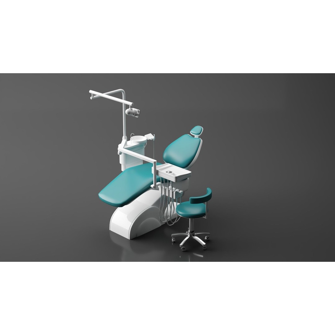 Dental Chair 3D Model – Realistic Interior Asset, Corona Renderer - View 6