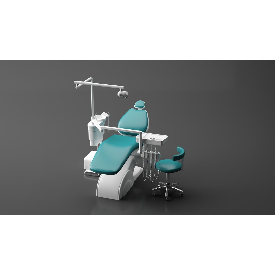 Dental Chair 3D Model – Realistic Interior Asset, Corona Renderer - View 7