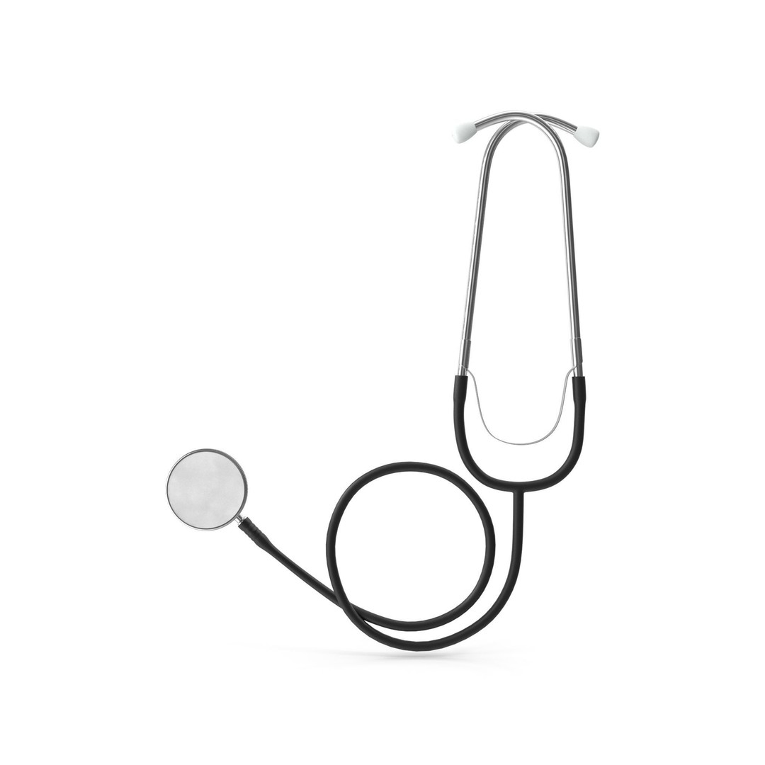 Stethoscope 3D Model – Low Poly Medical Equipment, FBX, PBR - View 17