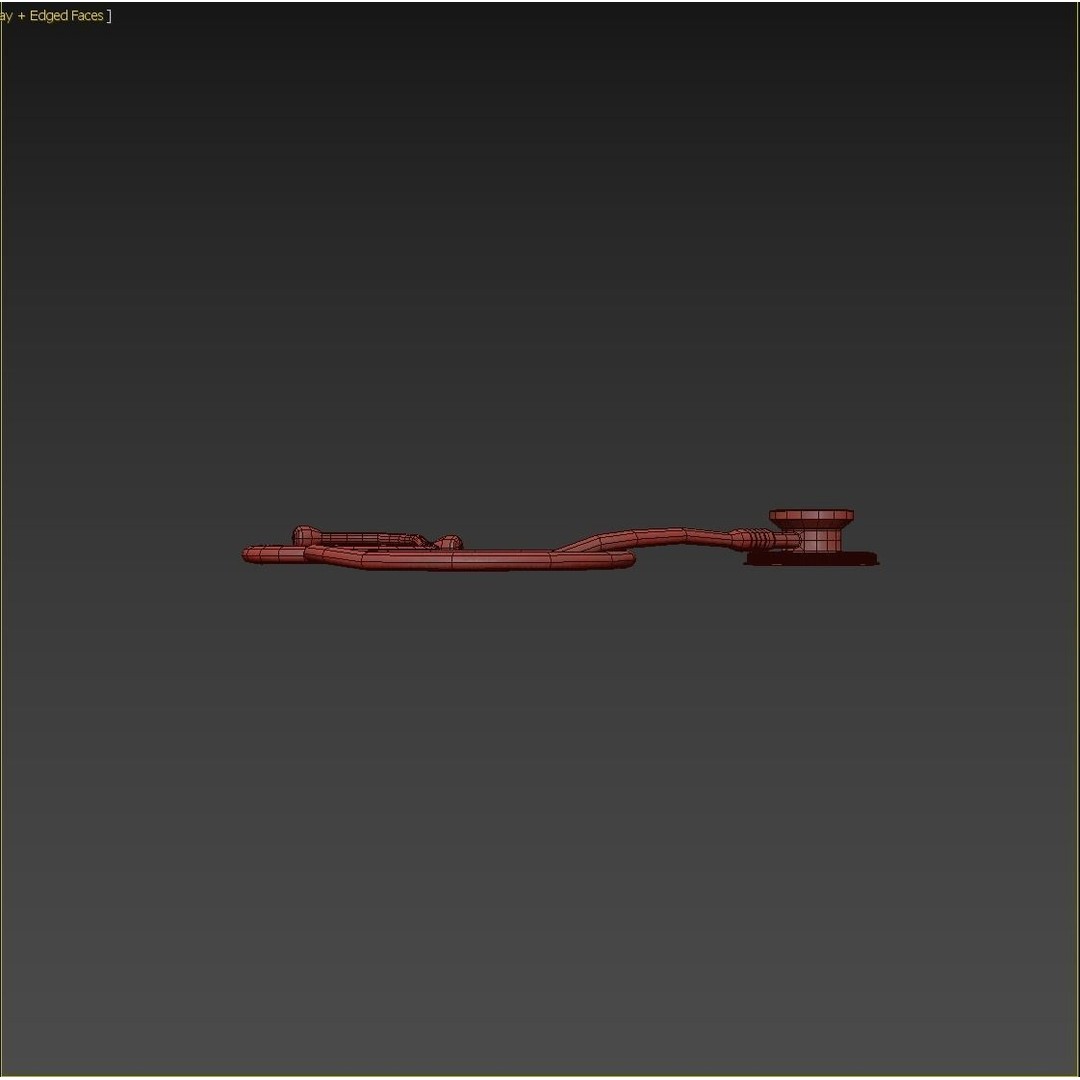 Stethoscope 3D Model – Low Poly Medical Equipment, FBX, PBR - View 24