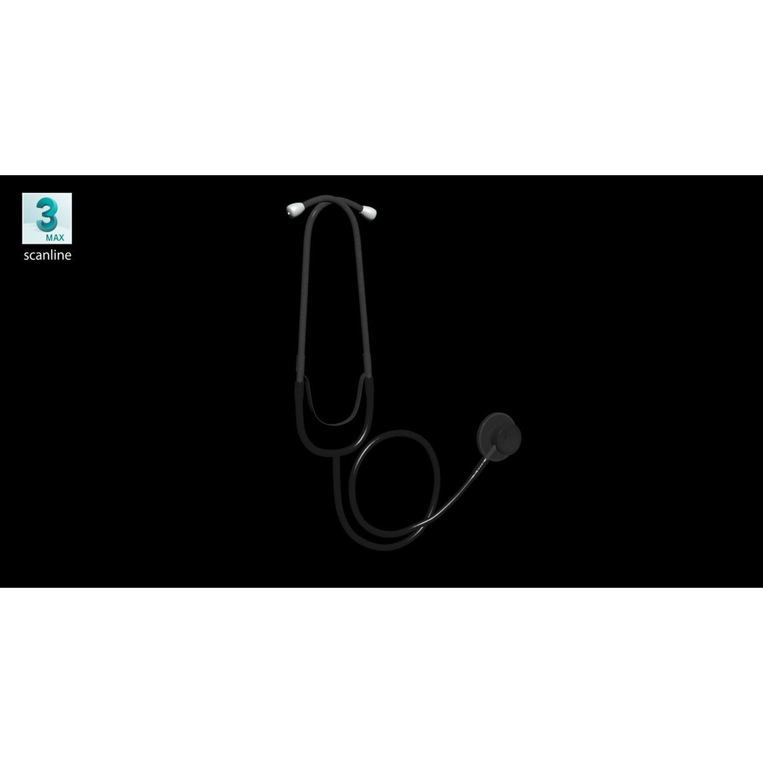 Stethoscope 3D Model – Low Poly Medical Equipment, FBX, PBR - View 31