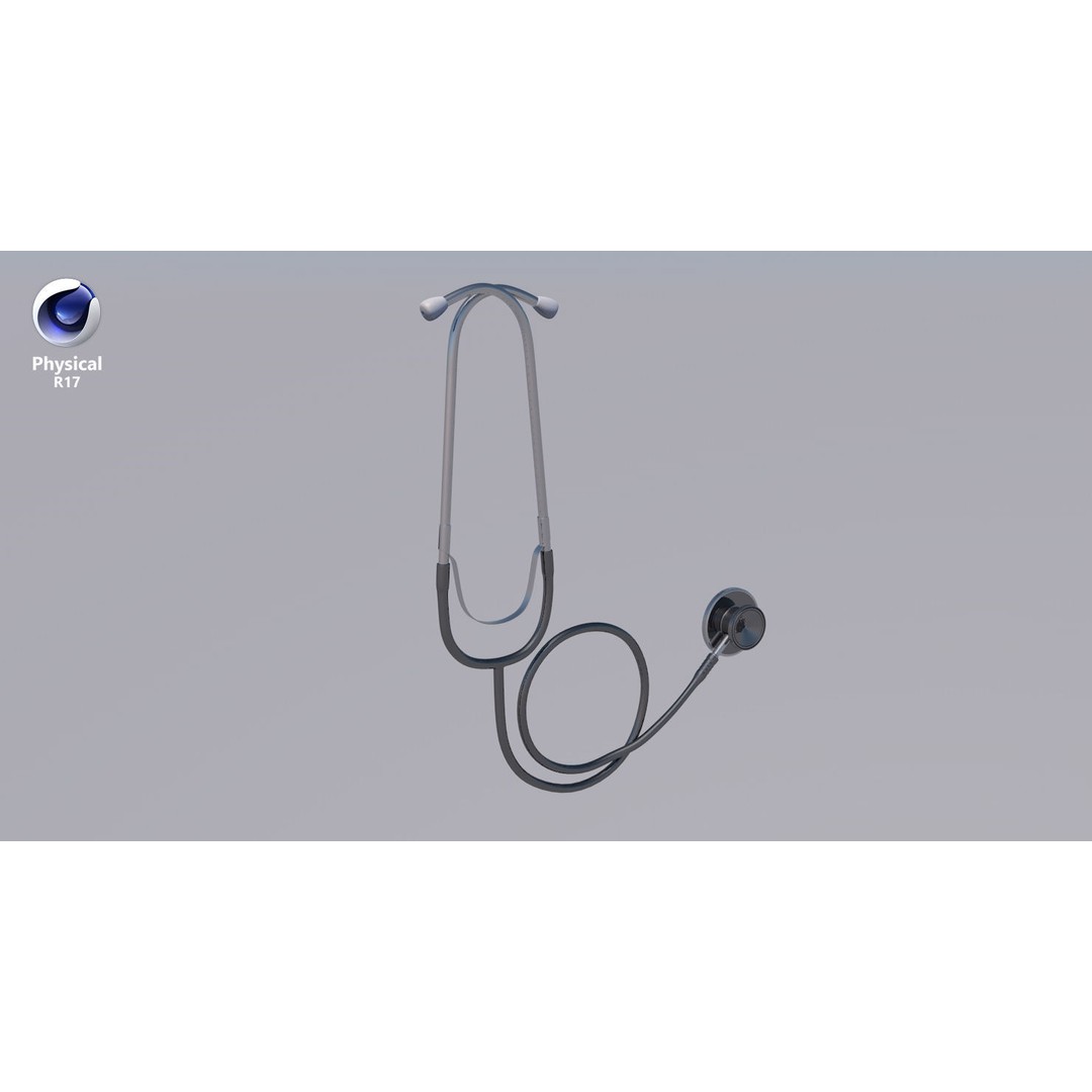 Stethoscope 3D Model – Low Poly Medical Equipment, FBX, PBR - View 36