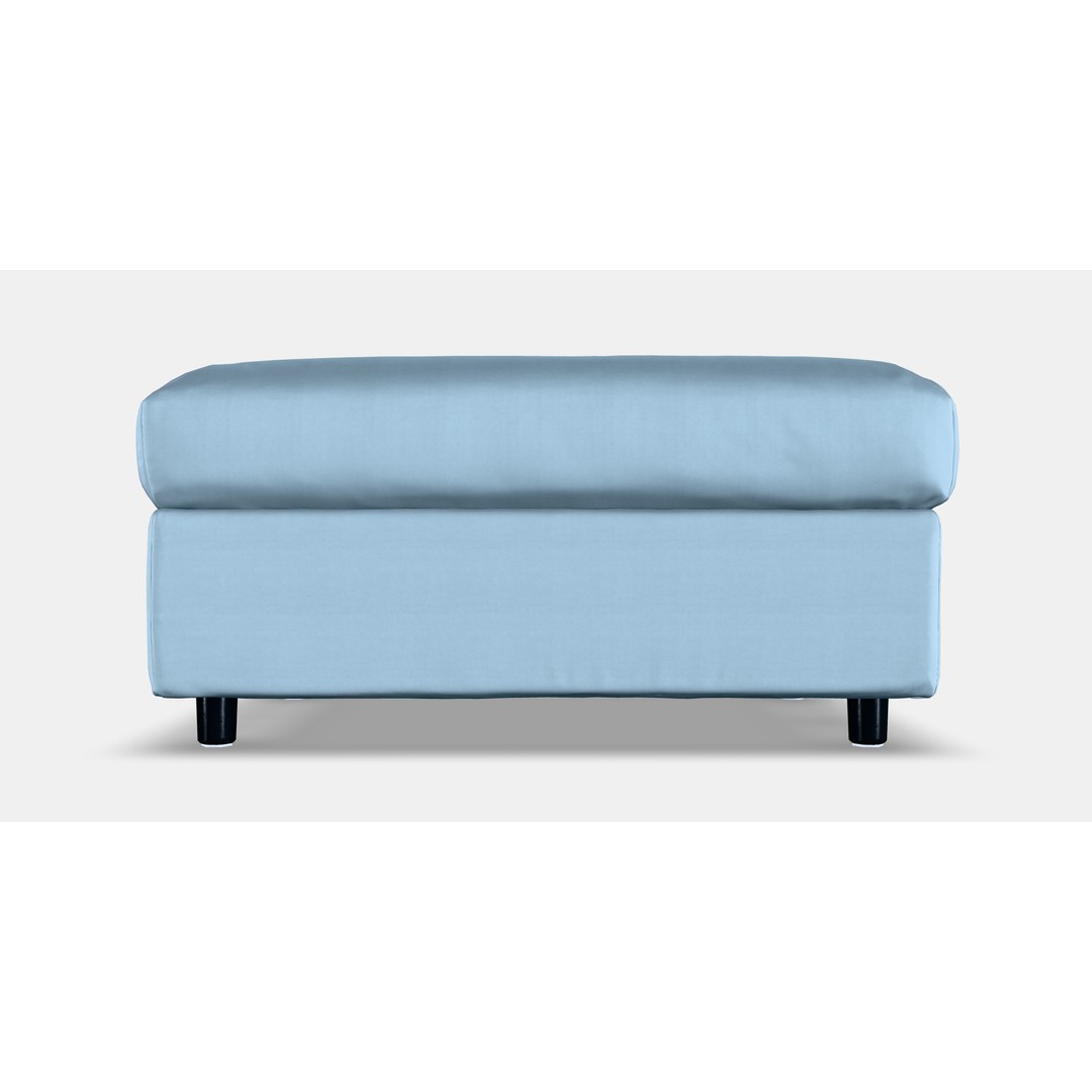 VIMLE Footstool 3D Model – Low Poly Storage Ottoman, FBX - View 16