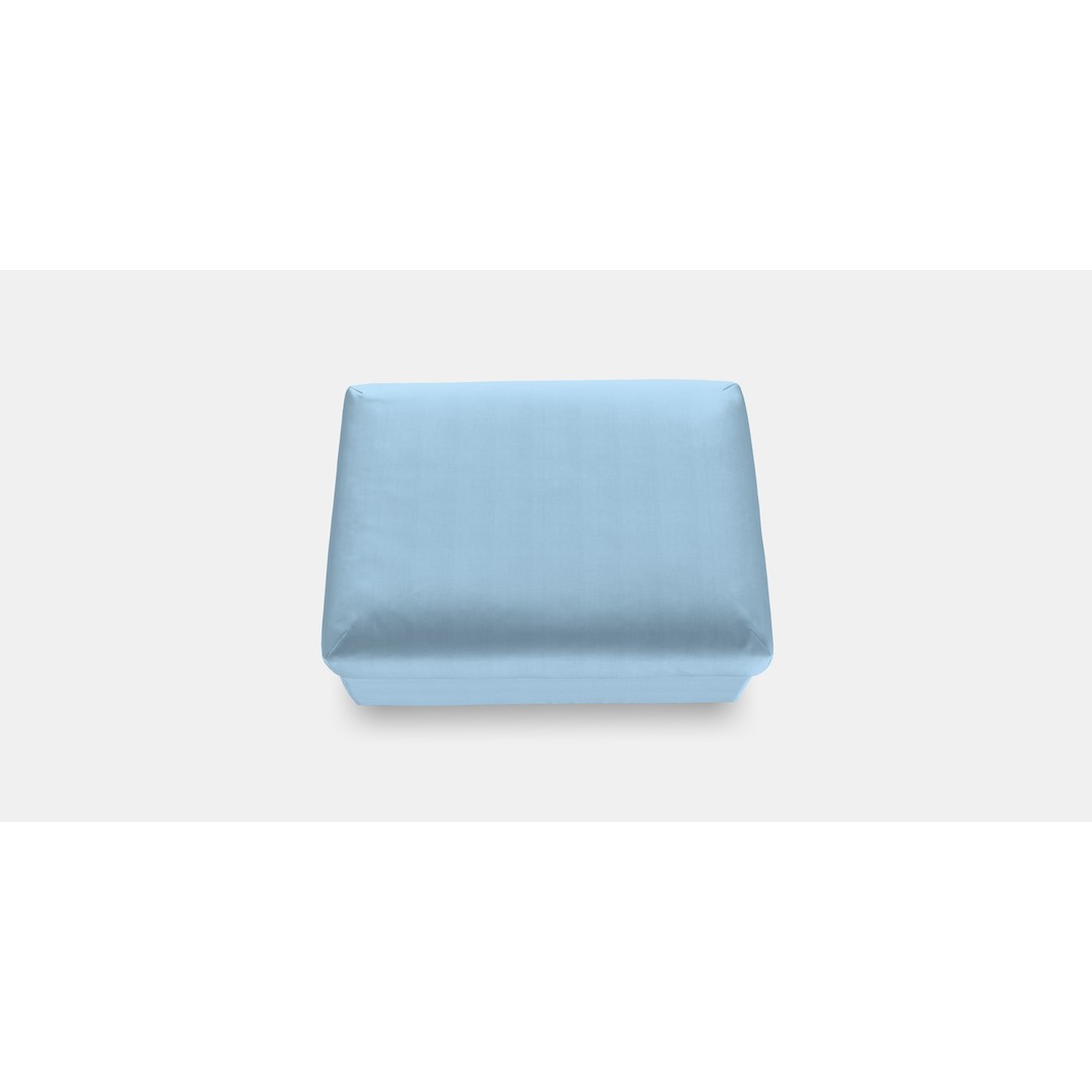 VIMLE Footstool 3D Model – Low Poly Storage Ottoman, FBX - View 3