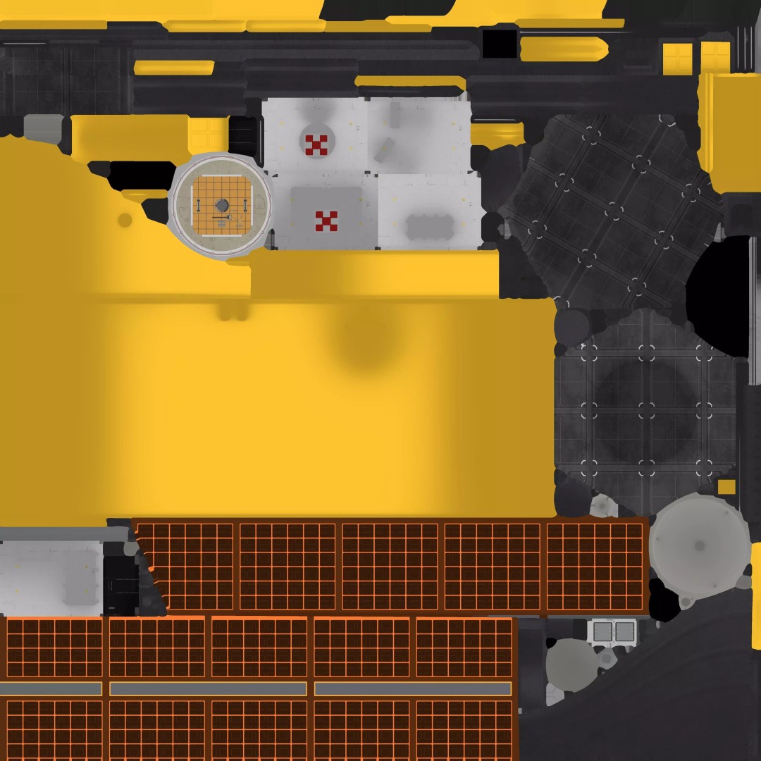 Space Telescope 3D Model – Low Poly PBR Asset, FBX, OBJ, Blender - View 15