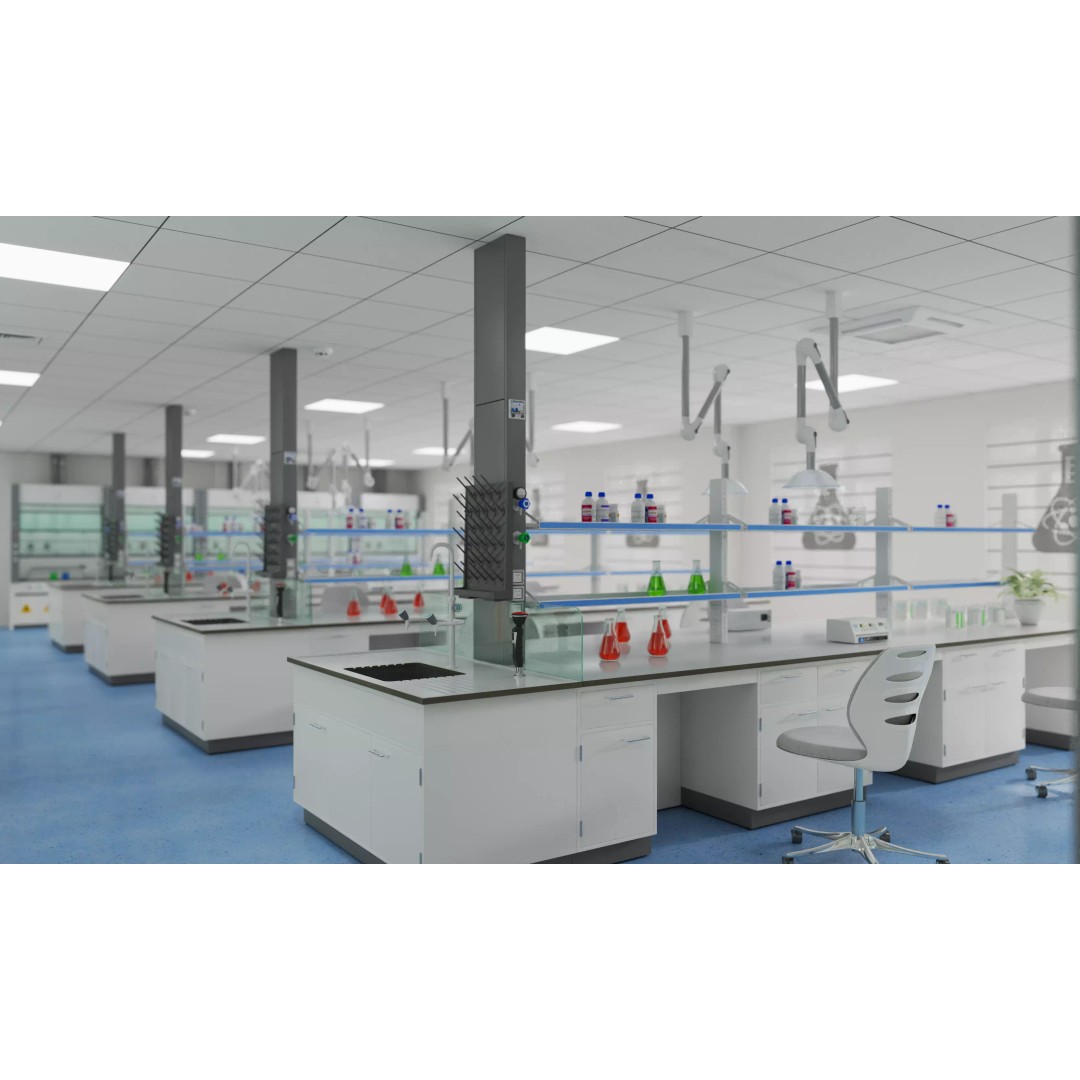Large-Scale Scientific Research Laboratory 3D Model – PBR Interior Scene, FBX, OBJ - View 10