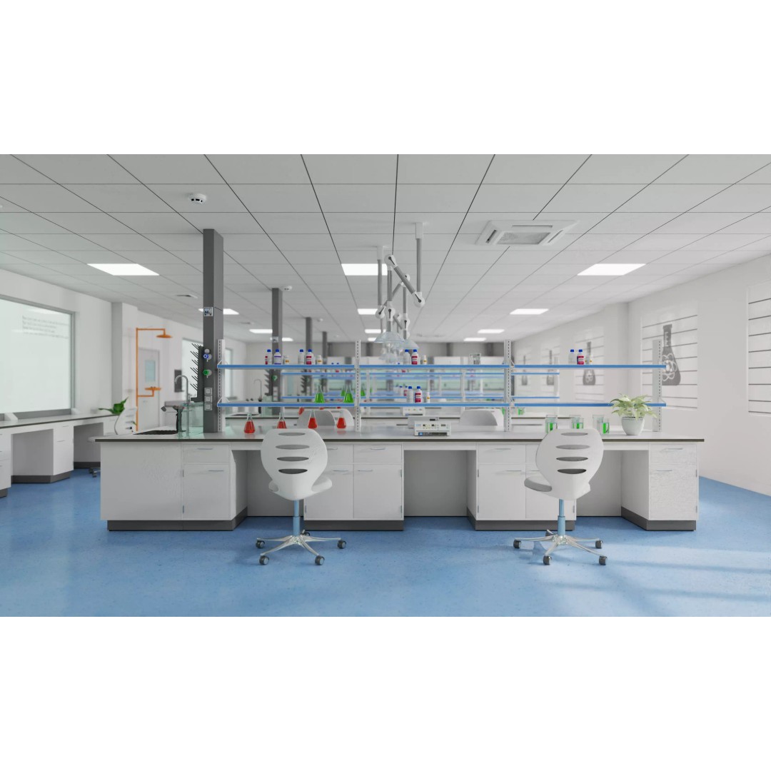 Large-Scale Scientific Research Laboratory 3D Model – PBR Interior Scene, FBX, OBJ - View 12
