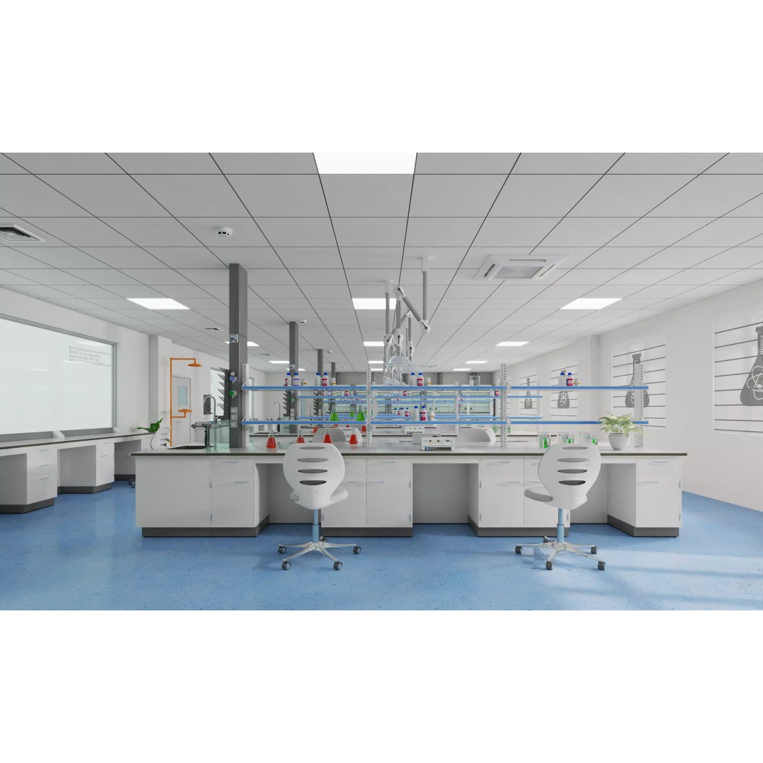Large-Scale Scientific Research Laboratory 3D Model – PBR Interior Scene, FBX, OBJ - View 6