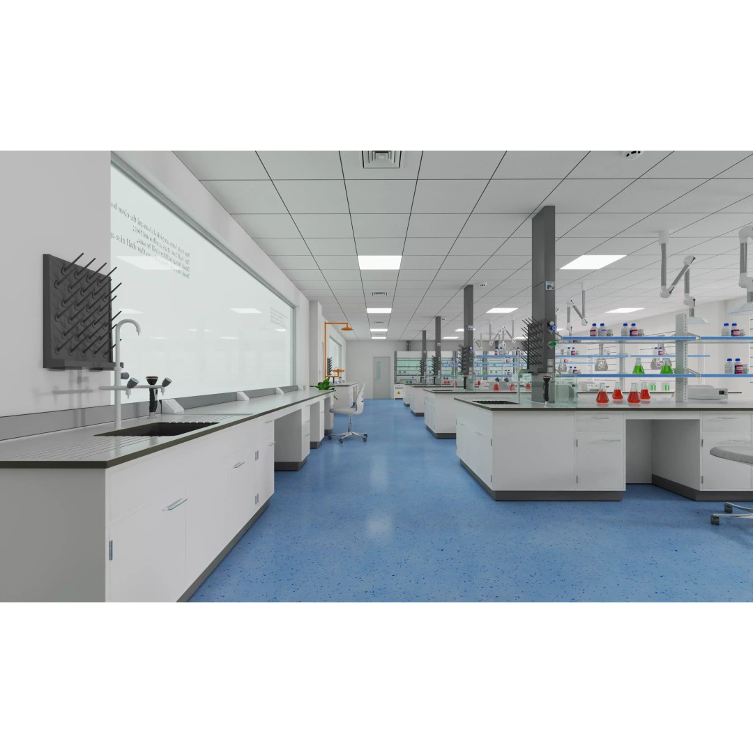 Large-Scale Scientific Research Laboratory 3D Model – PBR Interior Scene, FBX, OBJ - View 7