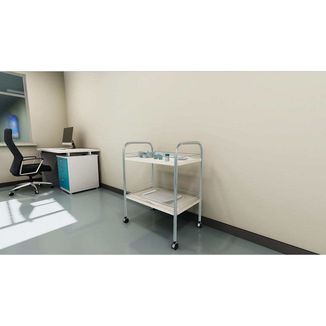 Hospital Wardroom 3D Model – Low Poly Medical Asset, FBX, Unity - View 9