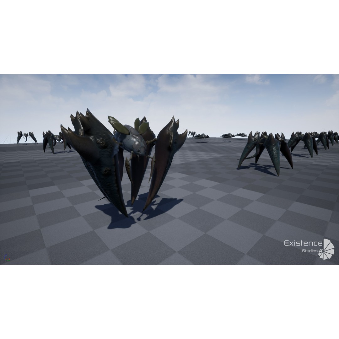 Crayfish Spider Crab 3D Model – Low Poly Game Ready Asset, FBX