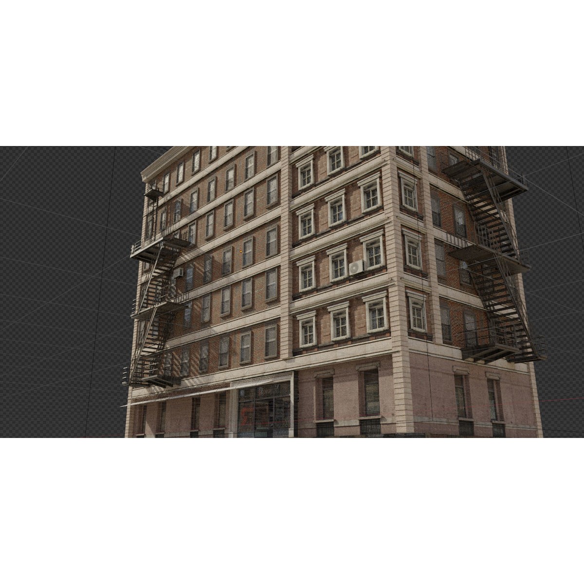 Buildings Asset Pack - Modular Game-Ready 3D Model - View 24