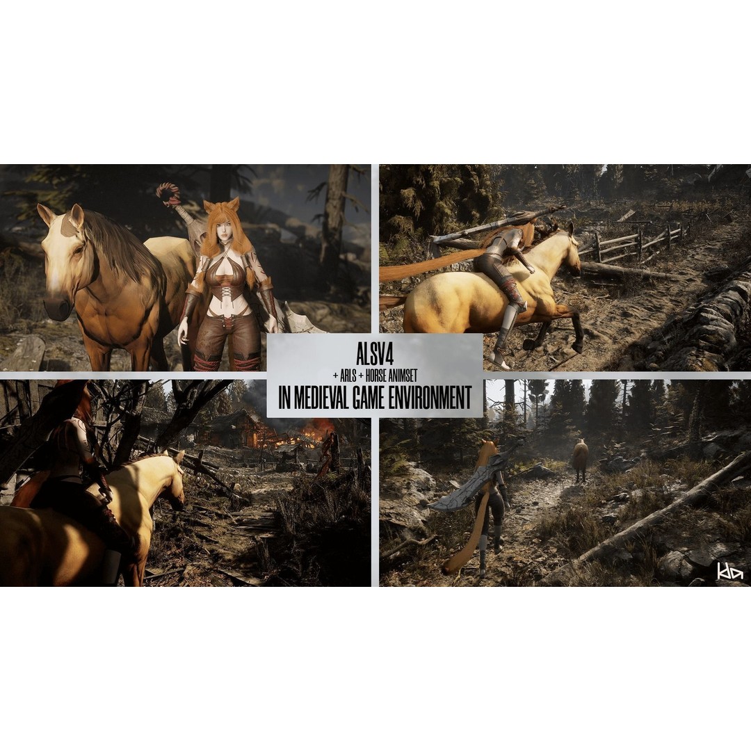 Feral Girl Roca 3D Model – Low Poly Game Ready Character, FBX & OBJ - View 17