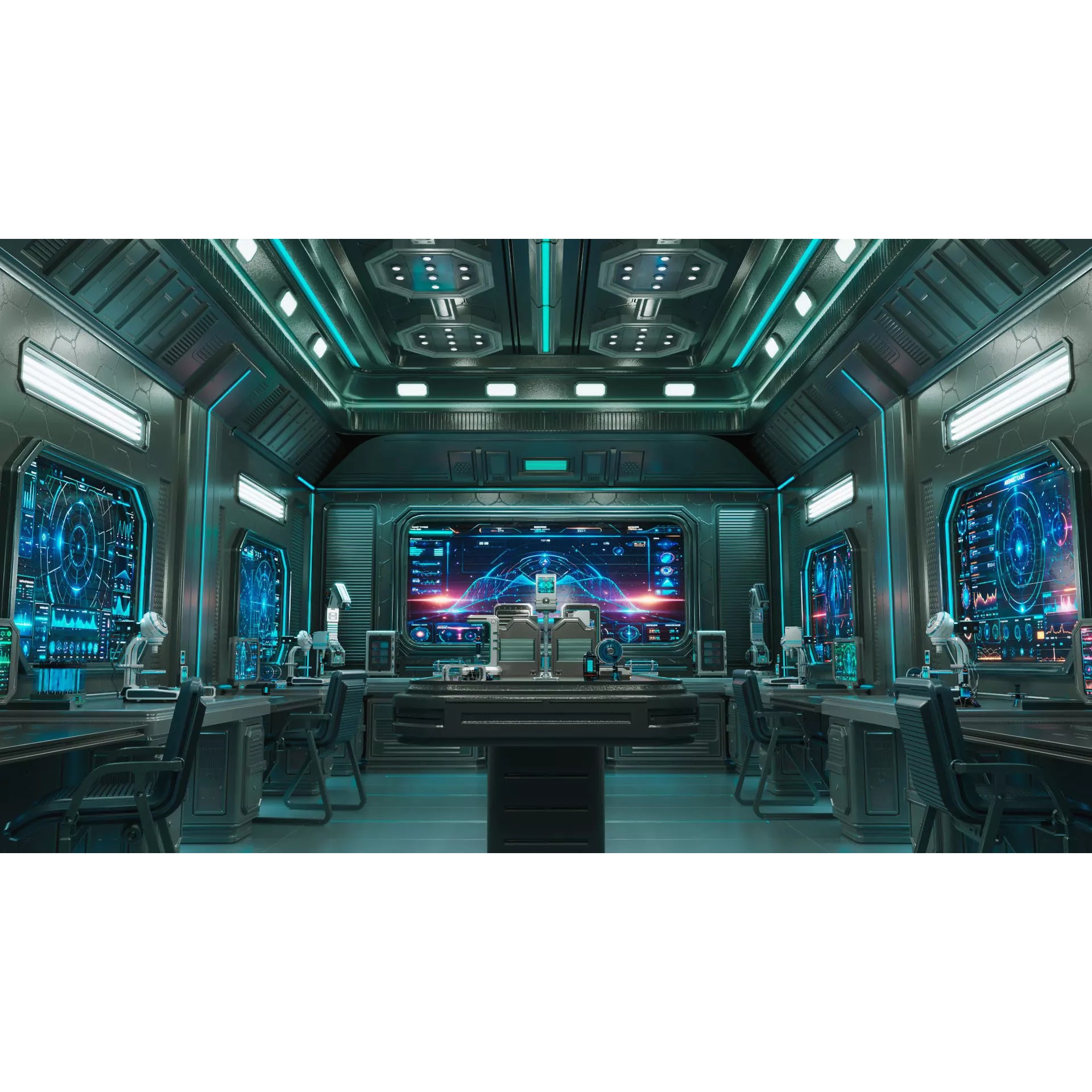 Sci Fi Interior Laboratory - Game-Ready 3D Model - View 14