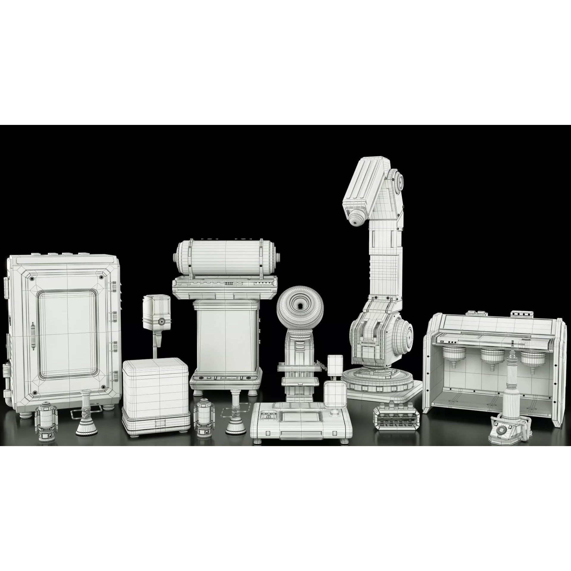 Sci Fi Interior Laboratory - Game-Ready 3D Model - View 18