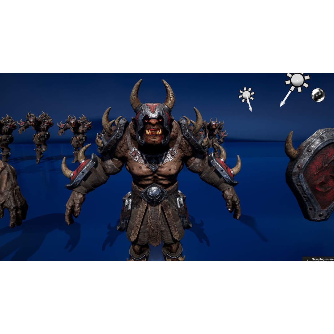 Ogre 3D Model – Low Poly Animated Character, FBX, PBR Textures - View 16