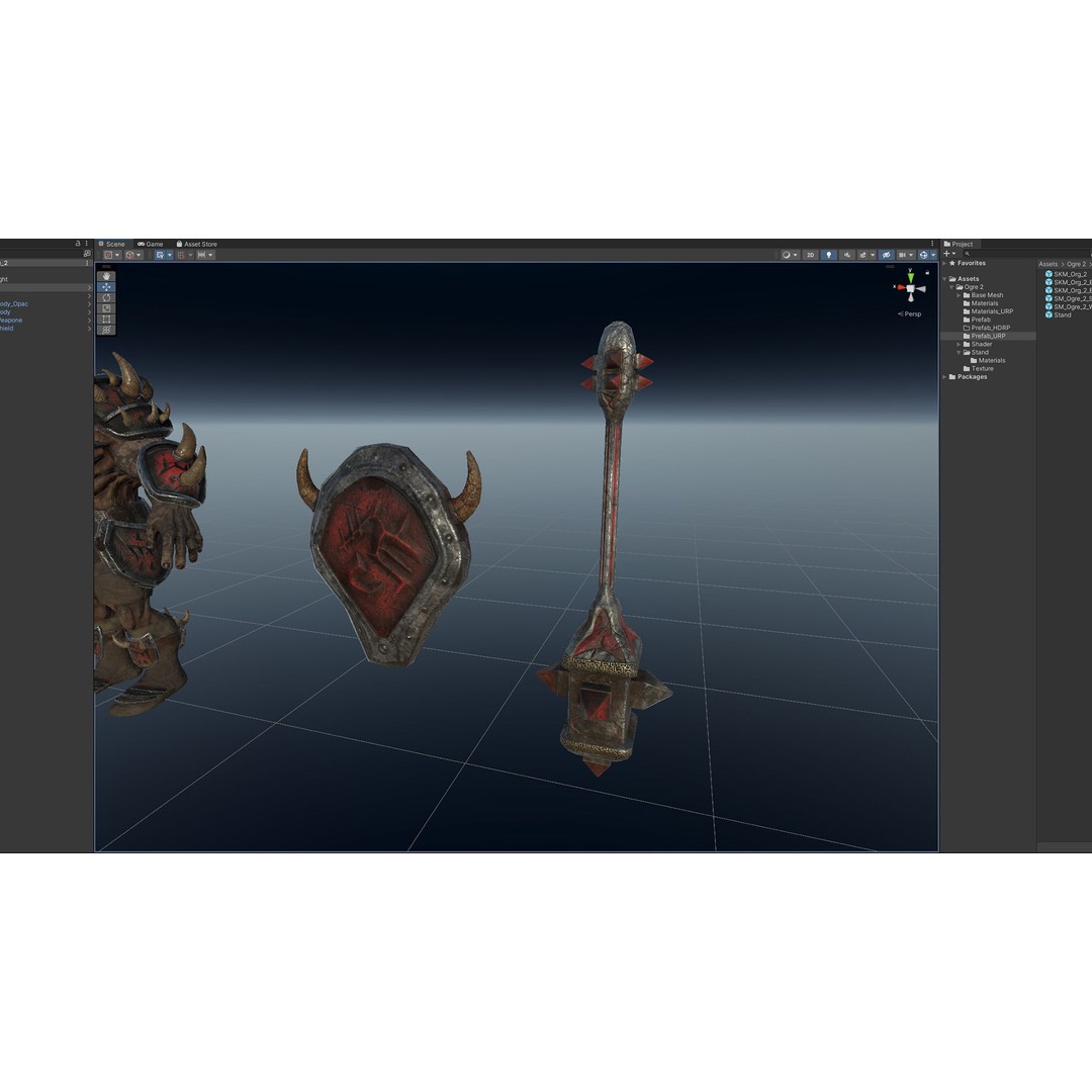Ogre 3D Model – Low Poly Animated Character, FBX, PBR Textures - View 17