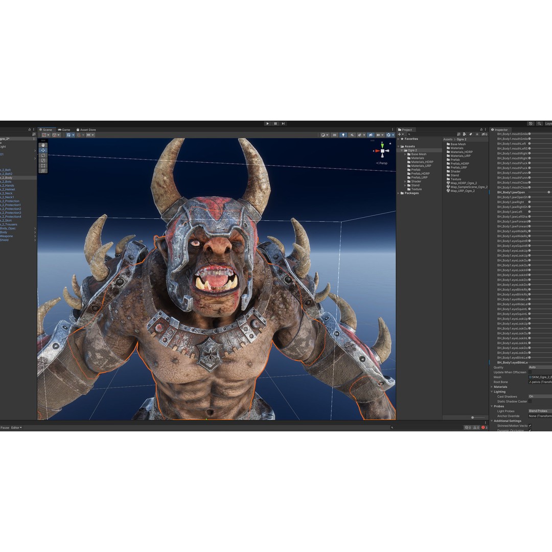 Ogre 3D Model – Low Poly Animated Character, FBX, PBR Textures - View 20