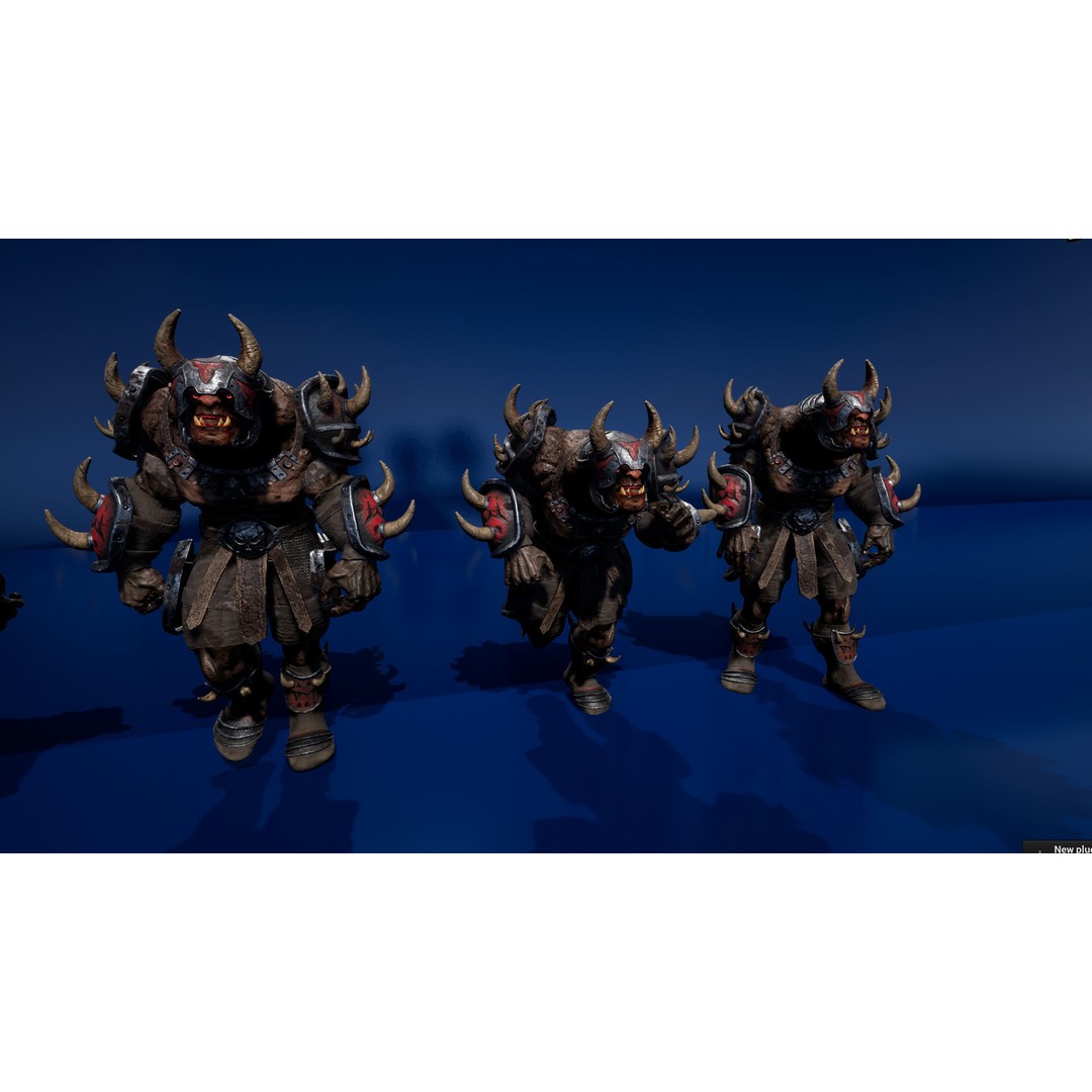 Ogre 3D Model – Low Poly Animated Character, FBX, PBR Textures - View 21