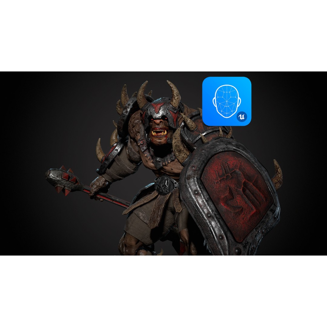 Ogre 3D Model – Low Poly Animated Character, FBX, PBR Textures - View 3