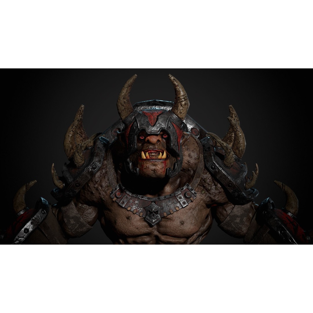 Ogre 3D Model – Low Poly Animated Character, FBX, PBR Textures - View 5