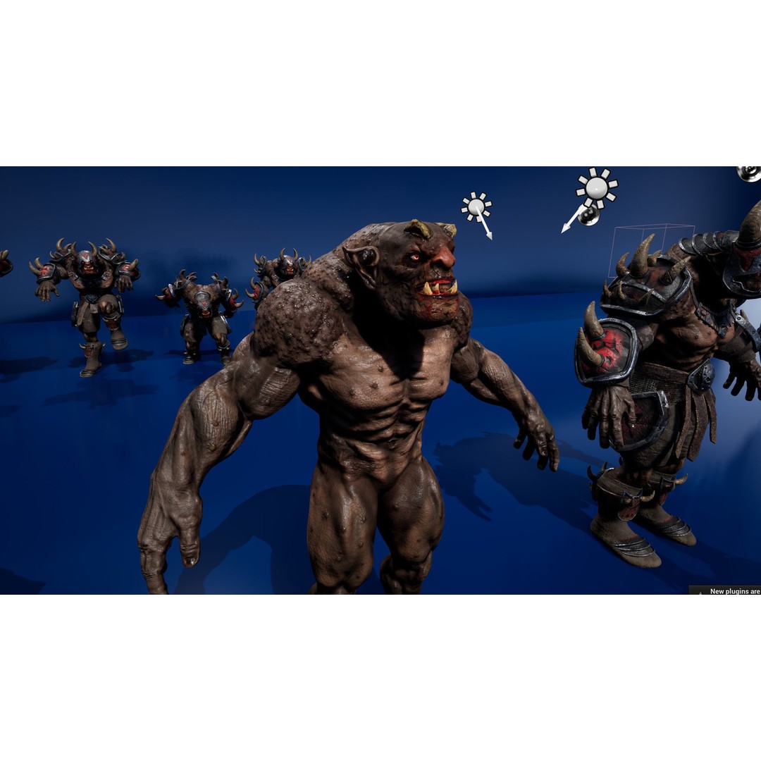 Ogre 3D Model – Low Poly Animated Character, FBX, PBR Textures - View 7